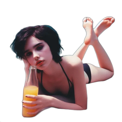 bottle, dress, food, creature transparent PNG cut-out