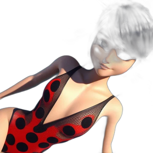 dress, robot, mask, hair transparent PNG cut-out