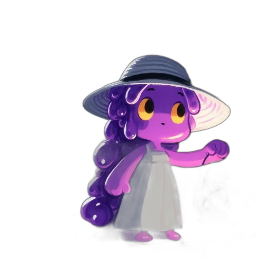 hat, staff, creature, dragon transparent PNG cut-out