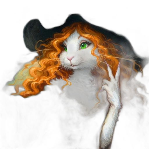 hat, dragon, mask, staff transparent PNG cut-out