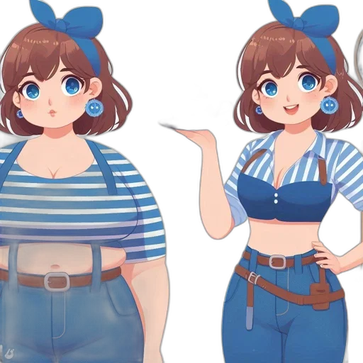 dress, concept art, anime, 3d render transparent PNG cut-out
