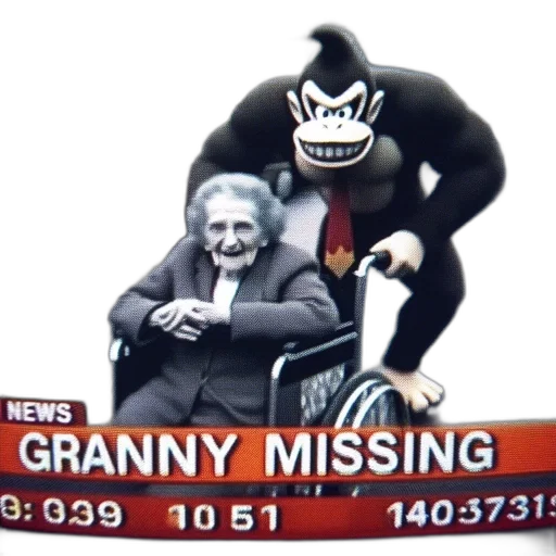 creature, elderly, woman, wheelchair transparent PNG cut-out