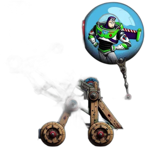 robot, weapon, car, concept art transparent PNG cut-out