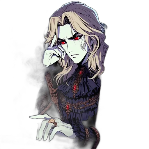 jacket, mask, staff, creature transparent PNG cut-out