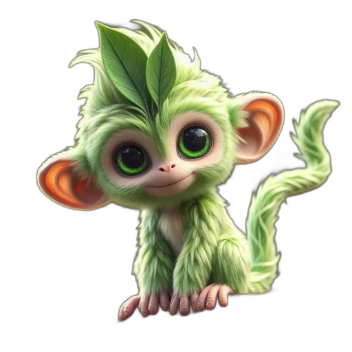 creature, dragon, staff, animal transparent PNG cut-out