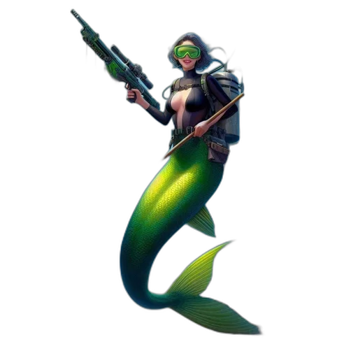 weapon, staff, creature, animal transparent PNG cut-out