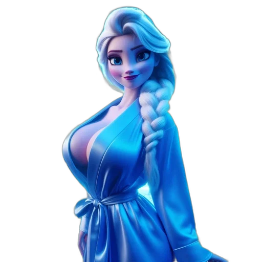 dress, staff, crown, jewelry transparent PNG cut-out