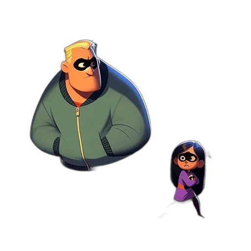 jacket, concept art, 3d render, cartoon transparent PNG cut-out
