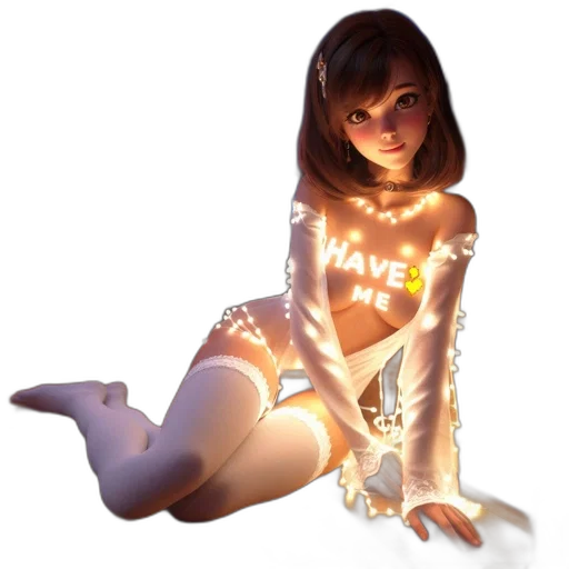 dress, jewelry, concept art, 3d render transparent PNG cut-out