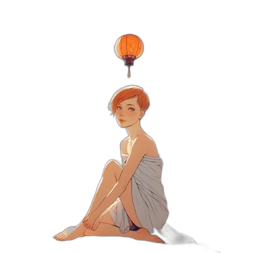 dress, umbrella, crown, staff transparent PNG cut-out