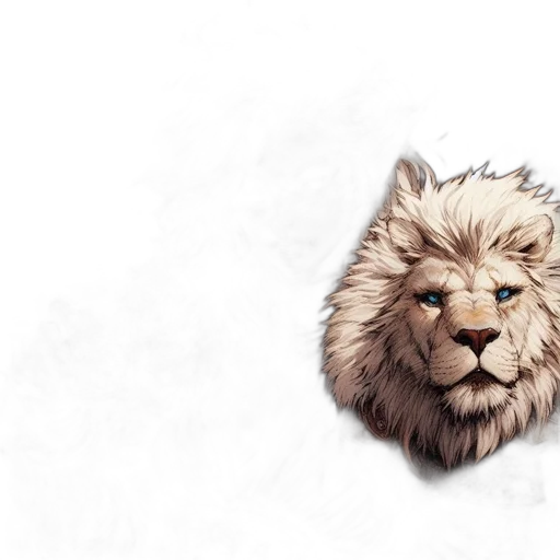 animal, crown, creature, photorealistic transparent PNG cut-out