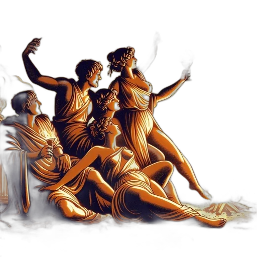 concept art, fantasy art, photorealistic, oil painting transparent PNG cut-out