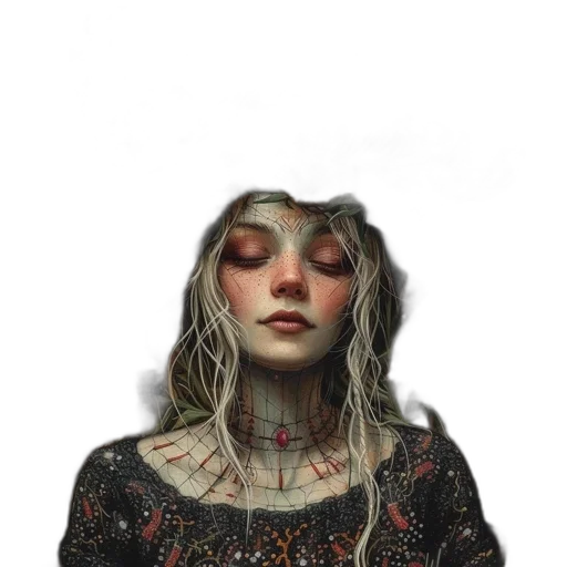 face, mask, creature, dress transparent PNG cut-out