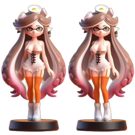 3d render, concept art, image, two transparent PNG cut-out