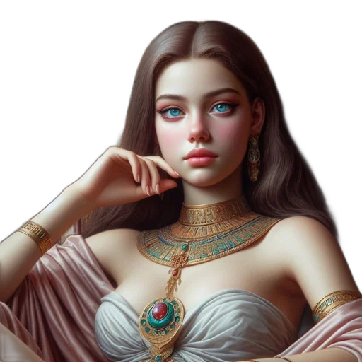 jewelry, crown, face, fantasy art transparent PNG cut-out