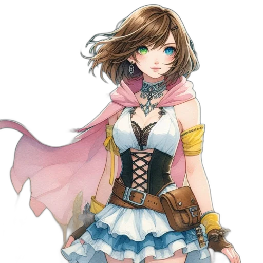 dress, staff, sword, weapon transparent PNG cut-out