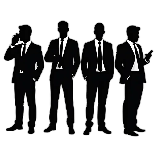 staff, jacket, face, mask transparent PNG cut-out