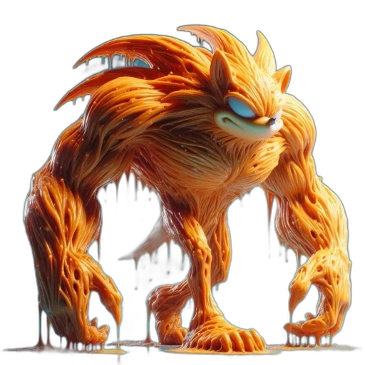 creature, dragon, animal, hair transparent PNG cut-out