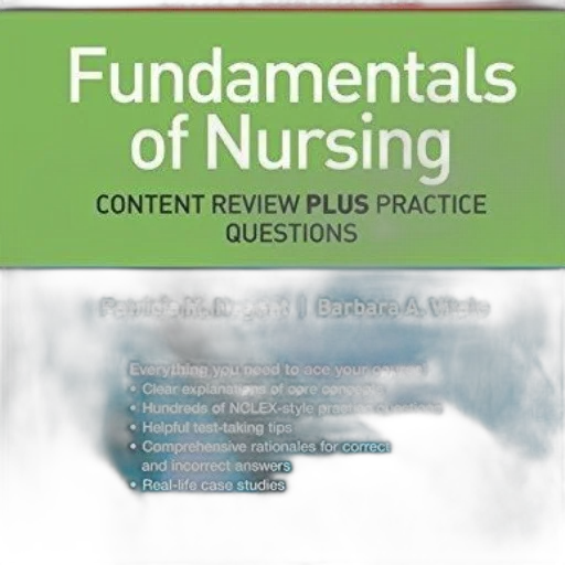 book, titled, fundamentals, nursing transparent PNG cut-out