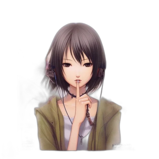face, jacket, staff, mask transparent PNG cut-out