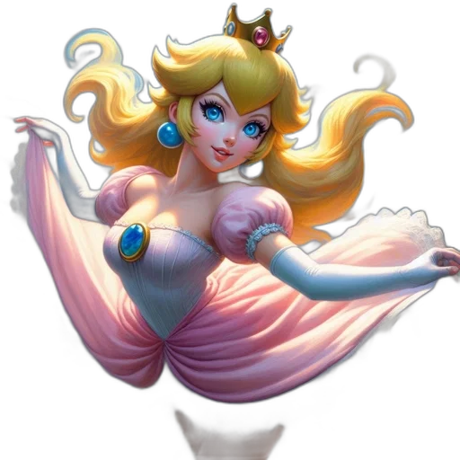 crown, dress, fantasy art, concept art transparent PNG cut-out
