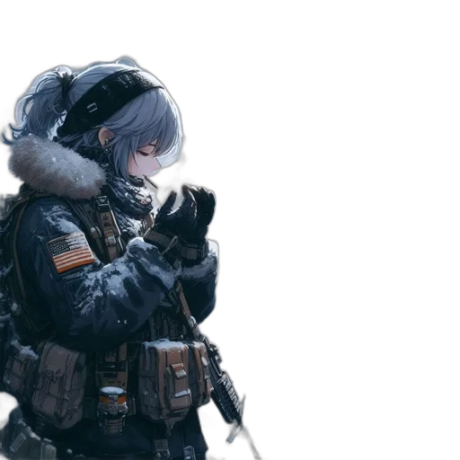 weapon, jacket, concept art, cyberpunk transparent PNG cut-out
