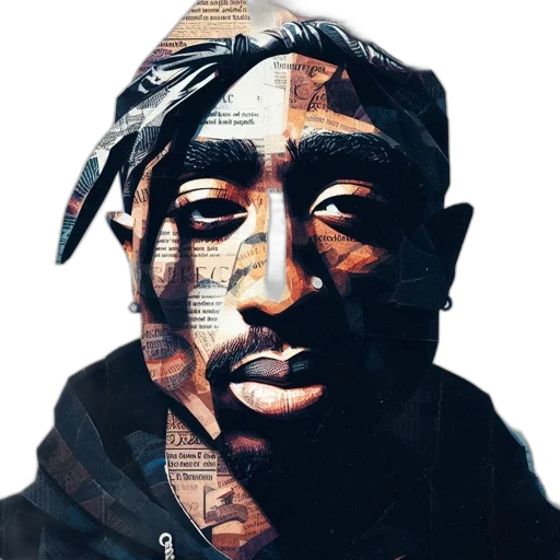 face, mask, jacket, photorealistic transparent PNG cut-out