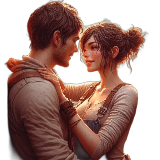 fantasy art, concept art, photorealistic, pixel art transparent PNG cut-out