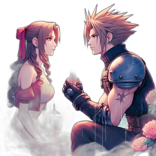 concept art, fantasy art, watercolor, pixel art transparent PNG cut-out