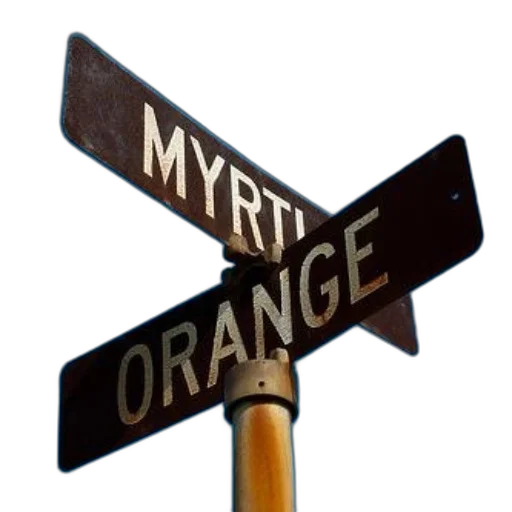 3d render, street, sign, reads transparent PNG cut-out
