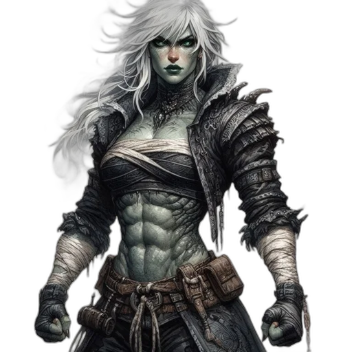 fantasy art, comic book art, concept art, pixel art transparent PNG cut-out
