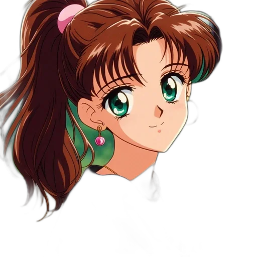 face, jewelry, hair, staff transparent PNG cut-out