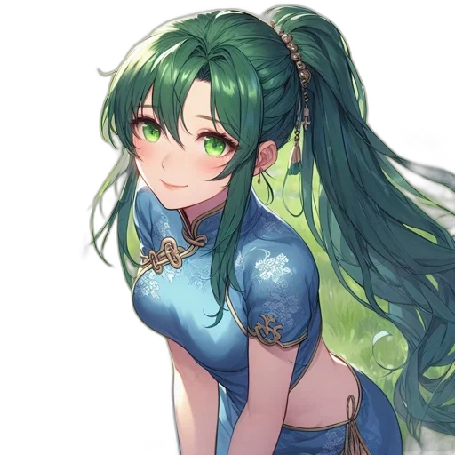 dragon, staff, weapon, dress transparent PNG cut-out
