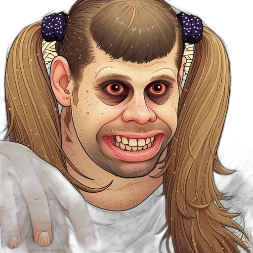 face, creature, hair, animal transparent PNG cut-out