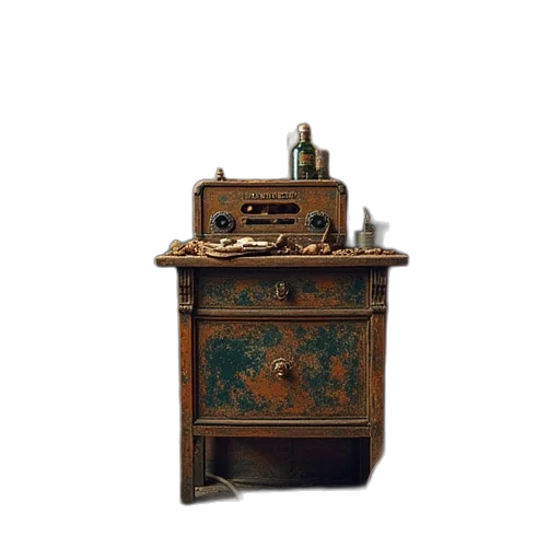 furniture, jewelry, staff, old transparent PNG cut-out