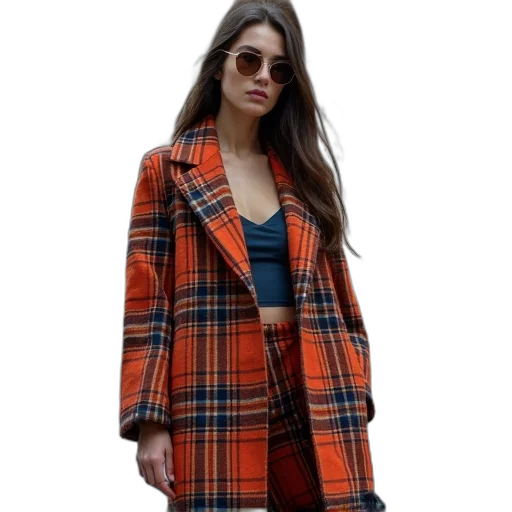 jacket, dress, red, monochrome transparent PNG cut-out