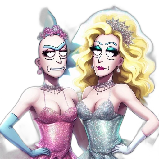 dress, crown, cartoon, concept art transparent PNG cut-out