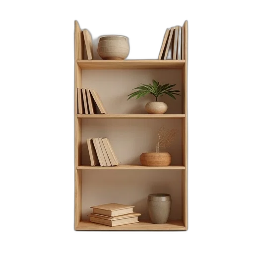 furniture, 3d render, earth tones, natural transparent PNG cut-out