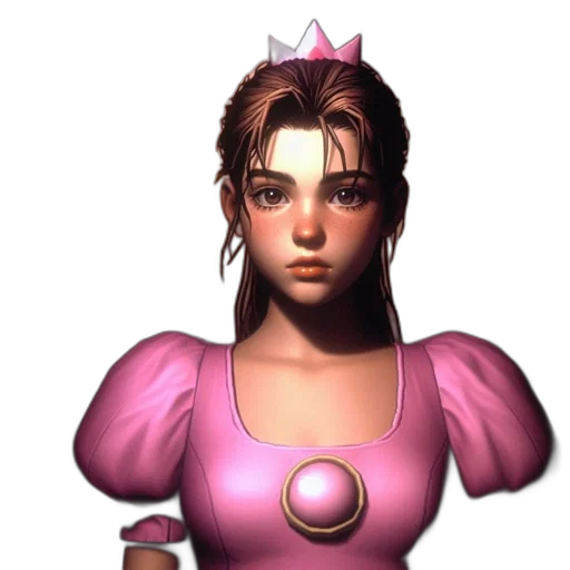 crown, dress, staff, face transparent PNG cut-out