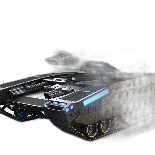 robot, weapon, car, concept art transparent PNG cut-out