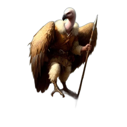 animal, staff, creature, weapon transparent PNG cut-out
