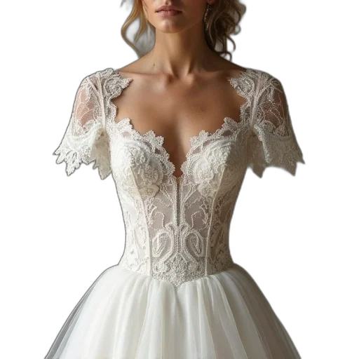 dress, crown, wedding, sweetheart transparent PNG cut-out