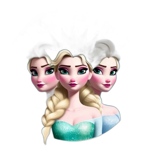 crown, face, mask, hair transparent PNG cut-out