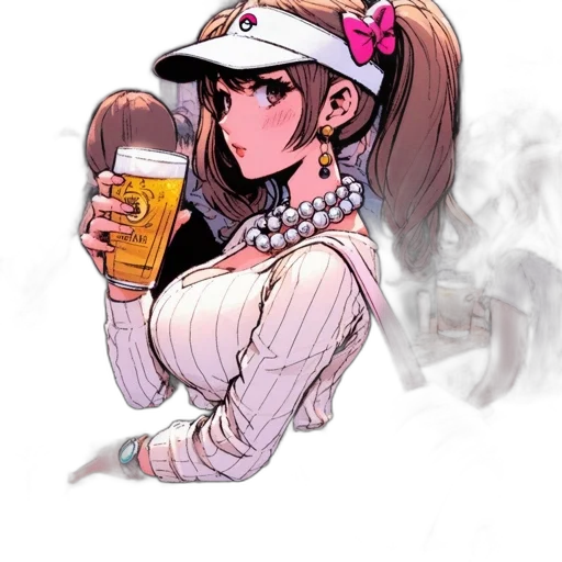 hat, staff, dress, robot transparent PNG cut-out