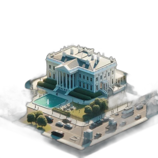 building, concept art, 3d render, photorealistic transparent PNG cut-out