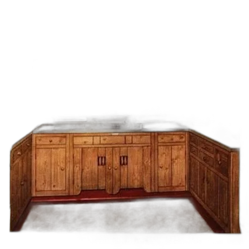 furniture, 3d render, photorealistic, vintage transparent PNG cut-out