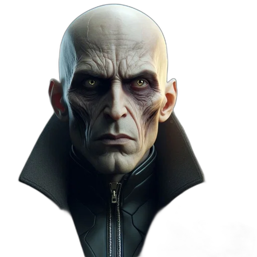 face, mask, jacket, staff transparent PNG cut-out