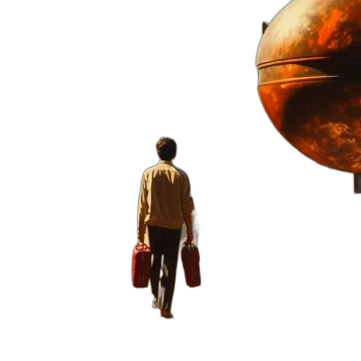 concept art, photorealistic, 3d render, outer space transparent PNG cut-out