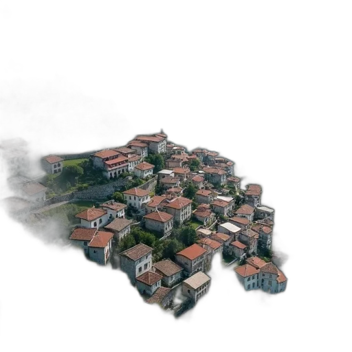 building, concept art, 3d render, photorealistic transparent PNG cut-out