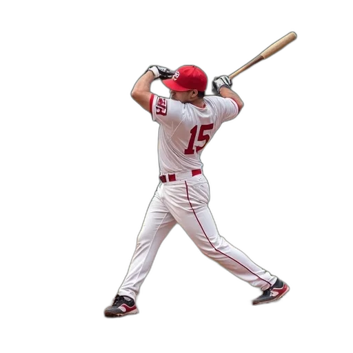 weapon, staff, baseball, player transparent PNG cut-out